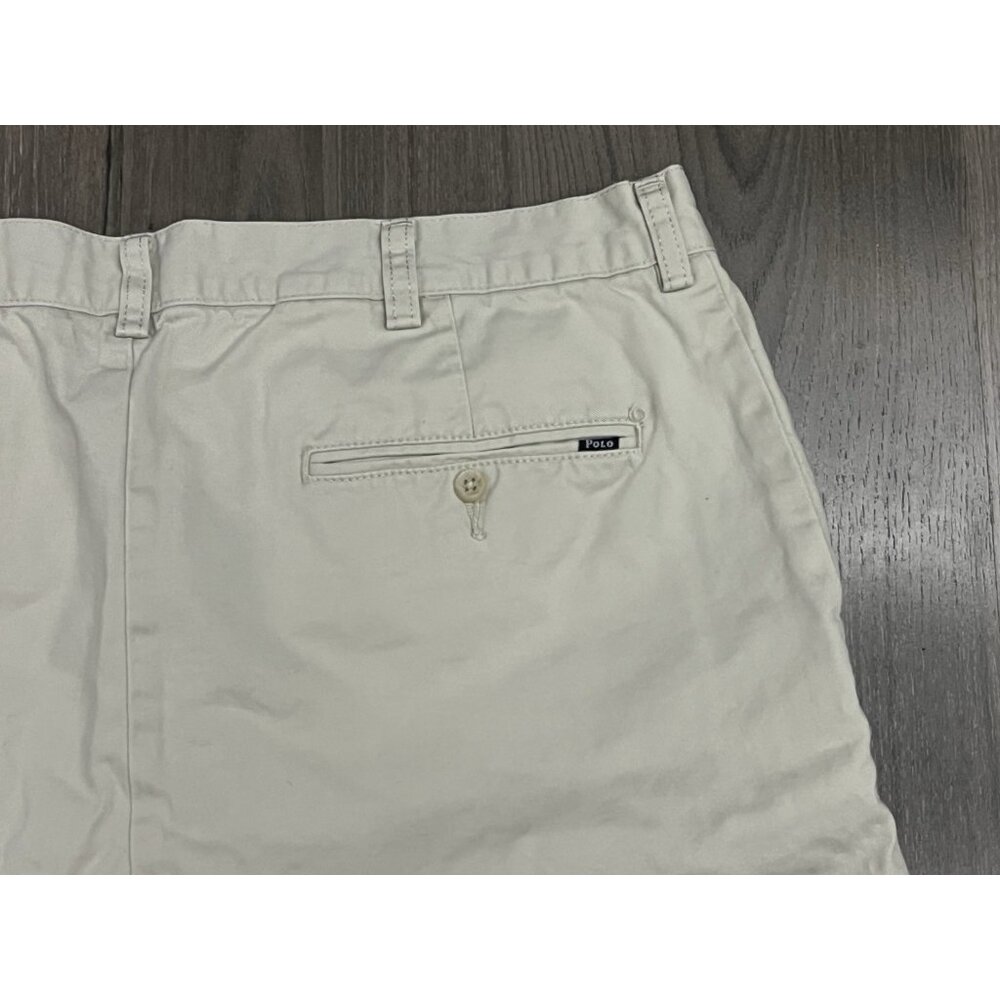 Polo Ralph Lauren Chino Shorts Khaki Beige Mens 34 - Picture 6 of 9